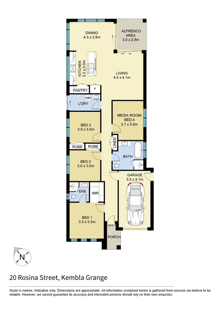 Floorplan of Homely house listing, 20 Rosina Street, Kembla Grange NSW 2526