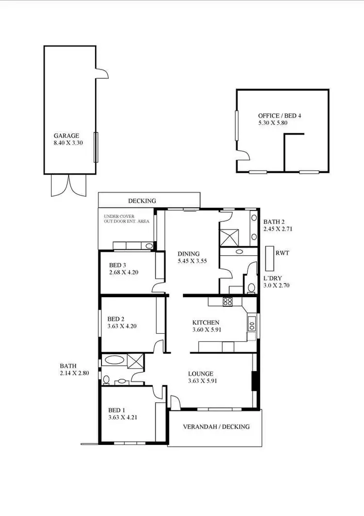 Floorplan of Homely house listing, 34 Eltham Avenue, Port Lincoln SA 5606