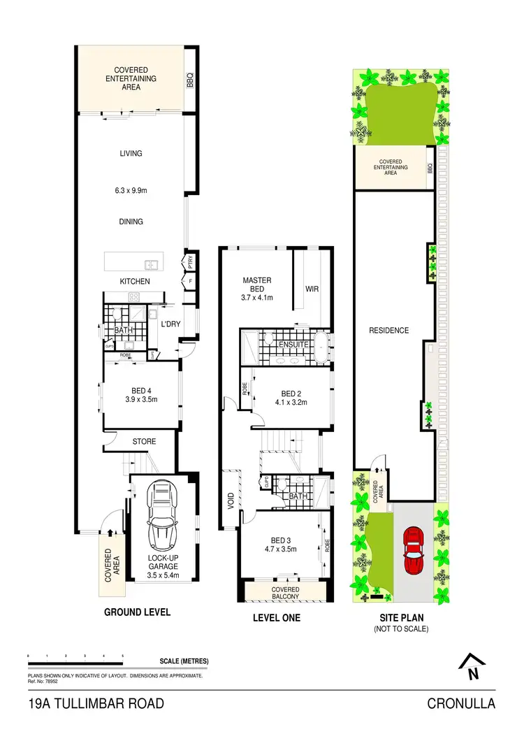 Floorplan of Homely semi-detached listing, 19a Tullimbar Road, Cronulla NSW 2230
