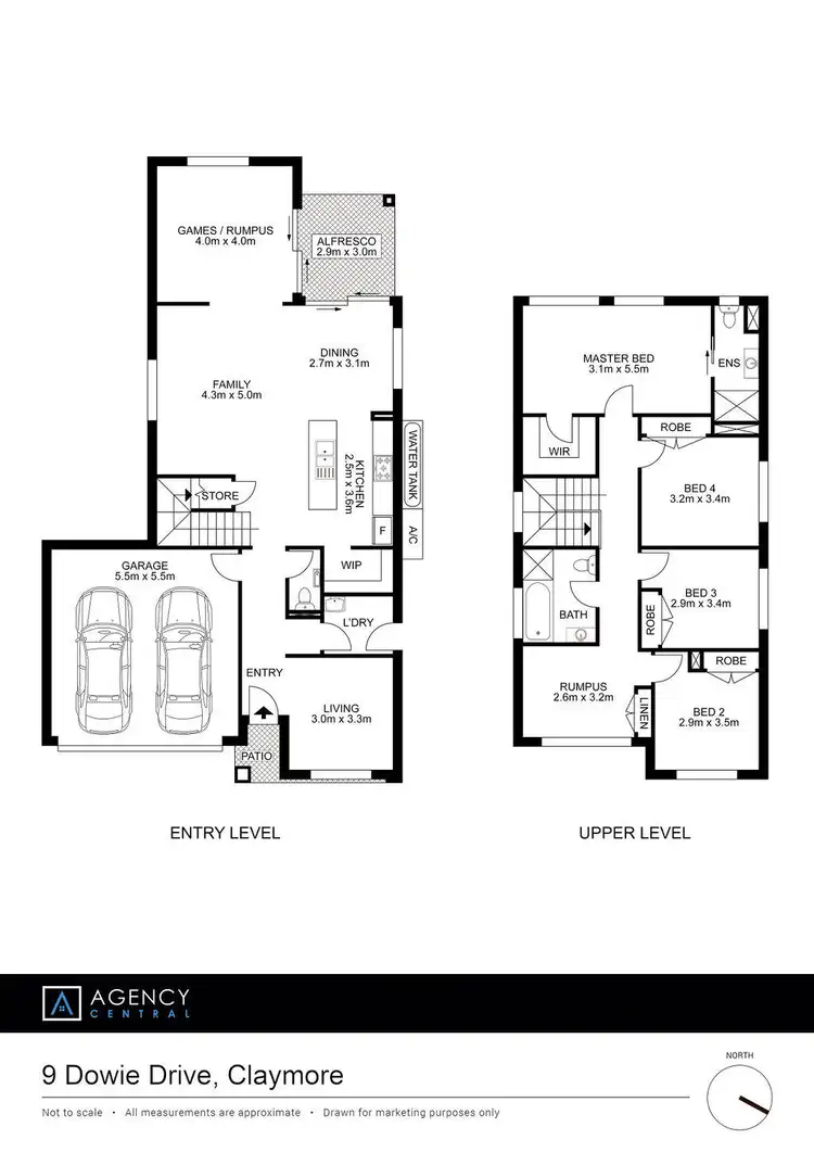 Floorplan of Homely house listing, 9 Dowie Drive, Claymore NSW 2559