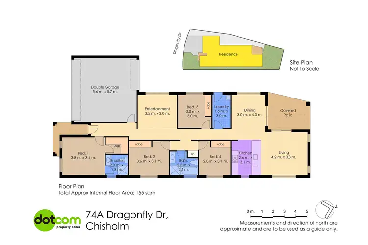 Floorplan of Homely house listing, 74a Dragonfly Drive, Chisholm NSW 2322