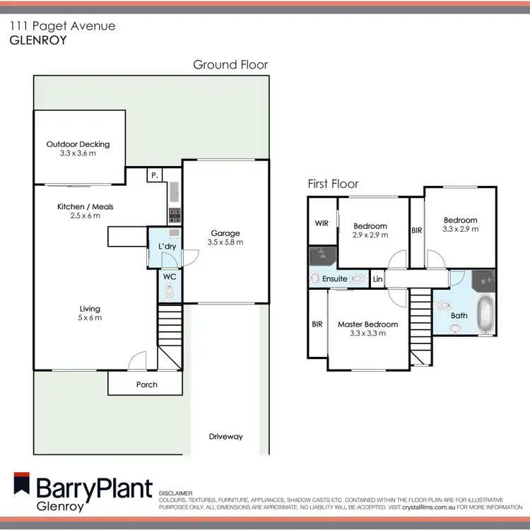 Floorplan of Homely unit listing, 109 Paget Avenue, Glenroy VIC 3046