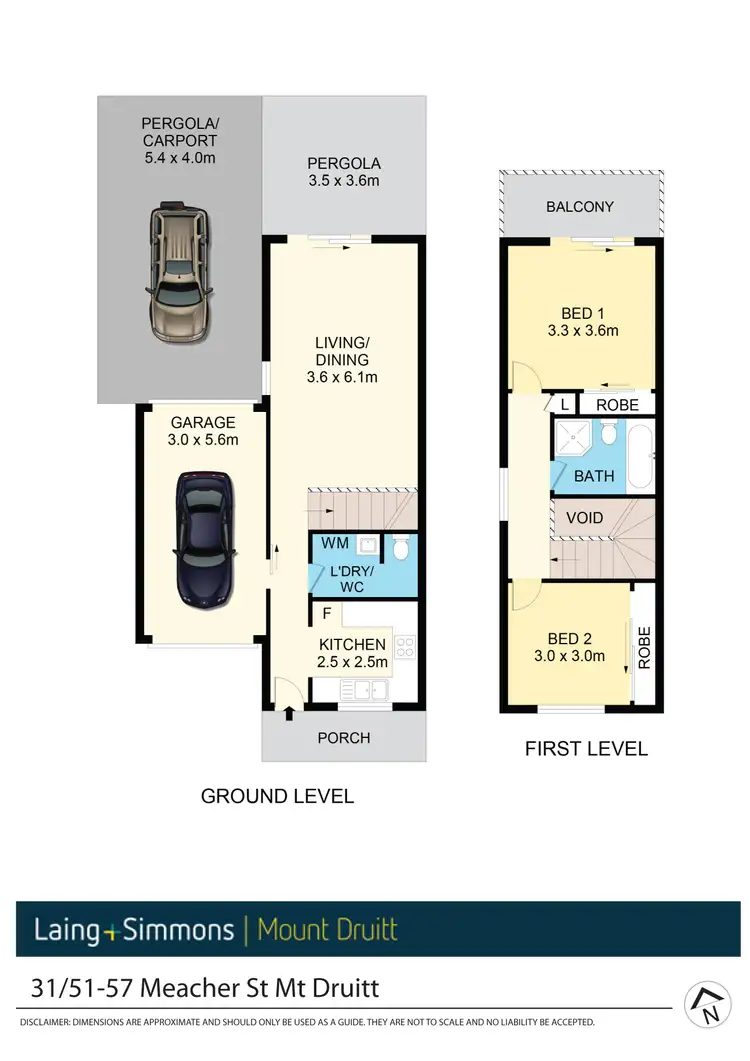 Floorplan of Homely townhouse listing, 31/51-57 Meacher Street, Mount Druitt NSW 2770