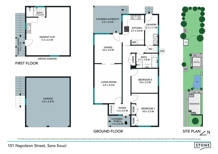 Floorplan of Homely house listing, 101 Napoleon Street, Sans Souci NSW 2219