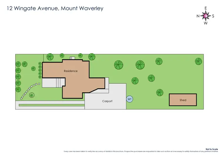 Floorplan of Homely house listing, 12 Wingate Avenue, Mount Waverley VIC 3149