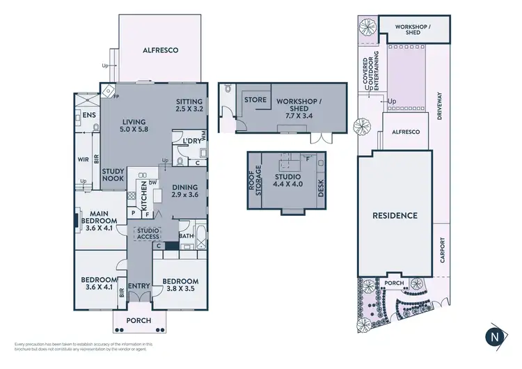 Floorplan of Homely house listing, 21 Roxburgh Street, Preston VIC 3072