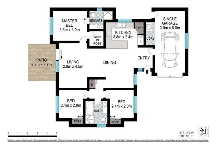 Floorplan of Homely townhouse listing, 49/22 Dasyure Place, Wynnum West QLD 4178