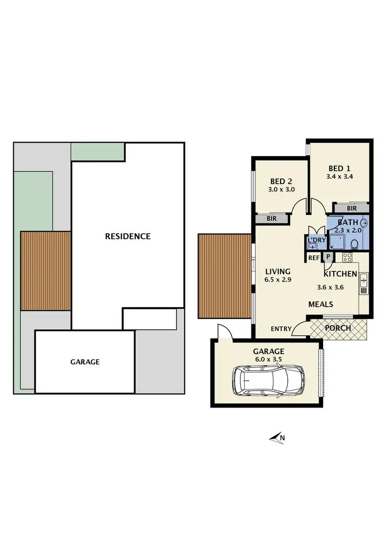 Floorplan of Homely unit listing, 3/92 Delaware Street, Reservoir VIC 3073