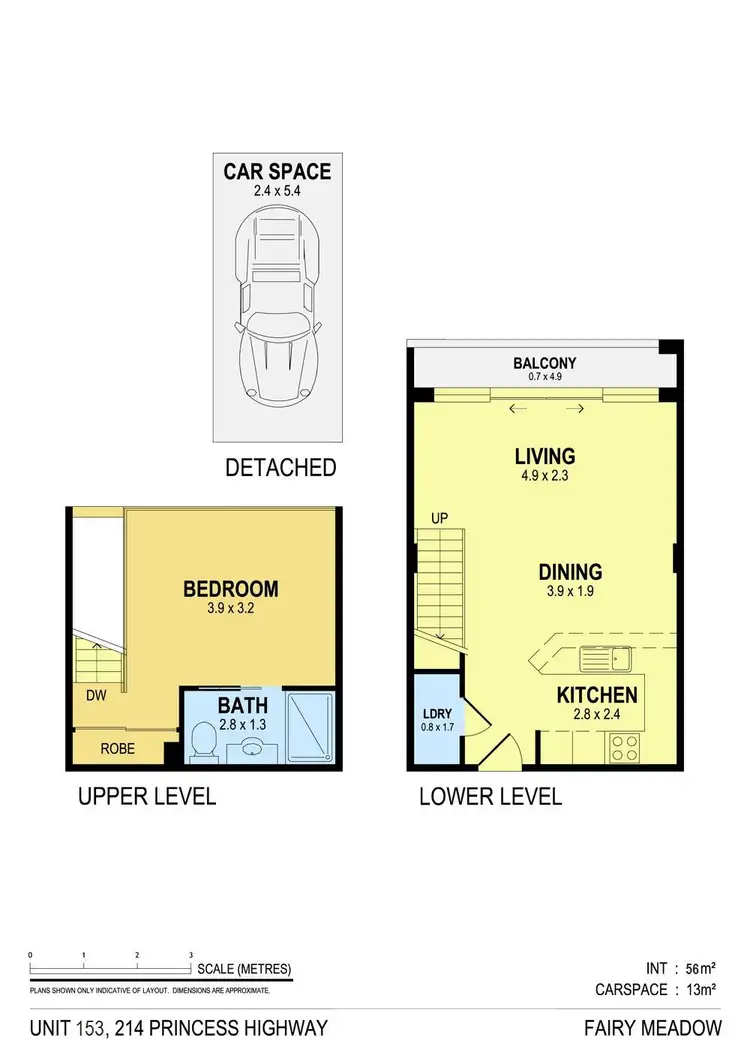 Floorplan of Homely unit listing, 153/214-220 Princes Highway, Fairy Meadow NSW 2519