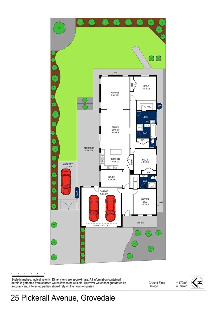 Floorplan of Homely house listing, 25 Pickerall Avenue, Grovedale VIC 3216
