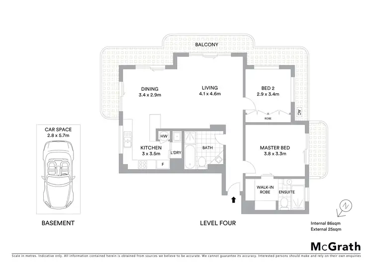 Floorplan of Homely unit listing, 15/4 Britannia Avenue, Broadbeach QLD 4218