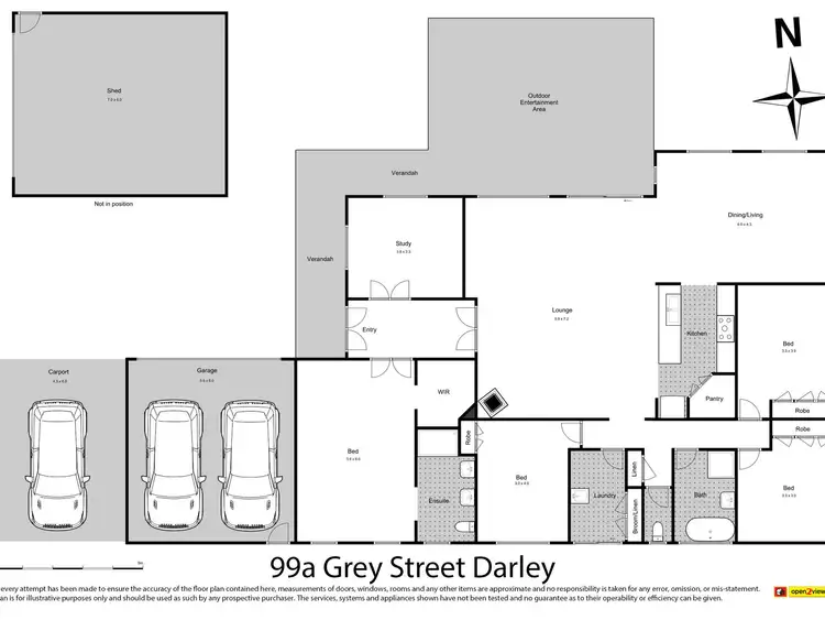 Floorplan of Homely house listing, 99a Grey Street, Darley VIC 3340