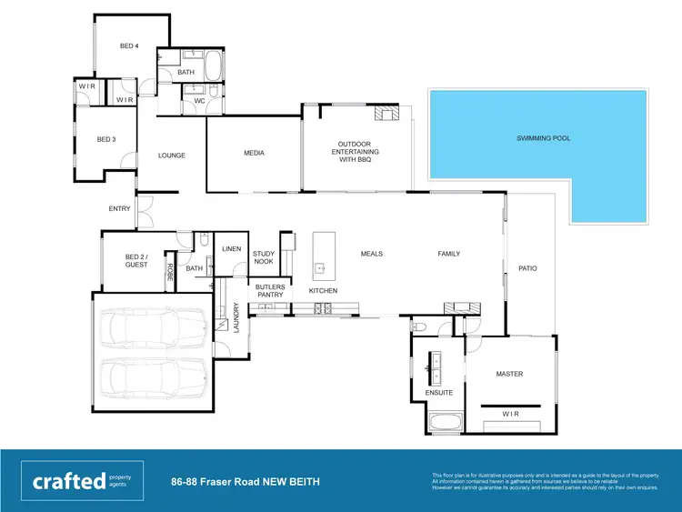 Floorplan of Homely house listing, 86-88 Fraser Road, New Beith QLD 4124