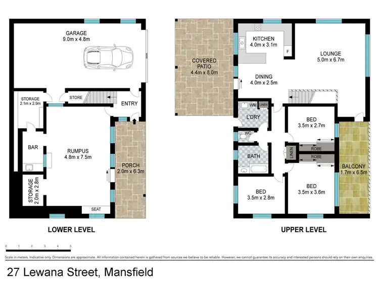Floorplan of Homely house listing, 27 Lewana Street, Mansfield QLD 4122