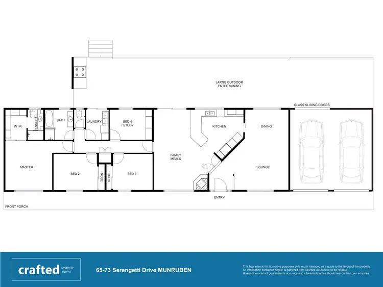 Floorplan of Homely house listing, 65-73 Serengetti Drive, Munruben QLD 4125