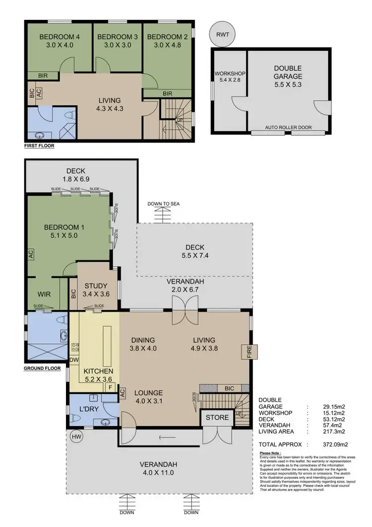 Floorplan of Homely house listing, 48 Hayward Court, Mccracken SA 5211