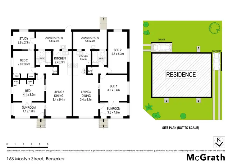 Floorplan of Homely semi-detached listing, 168 Mostyn Street, Berserker QLD 4701