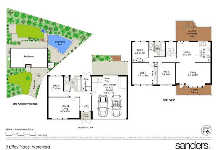 Floorplan of Homely house listing, 3 Liffey Place, Woronora NSW 2232