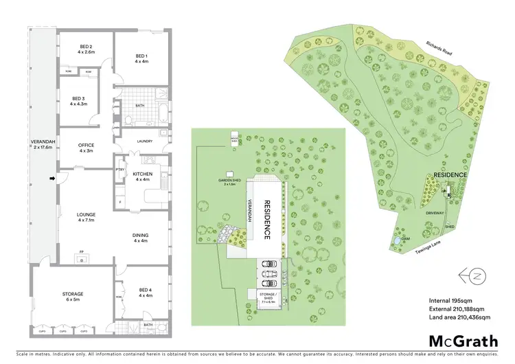 Floorplan of Homely rural property listing, 200 Tewinga Lane, Tewinga NSW 2449