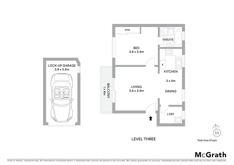 Floorplan of Homely apartment listing, 6/28 Maroubra Road, Maroubra NSW 2035