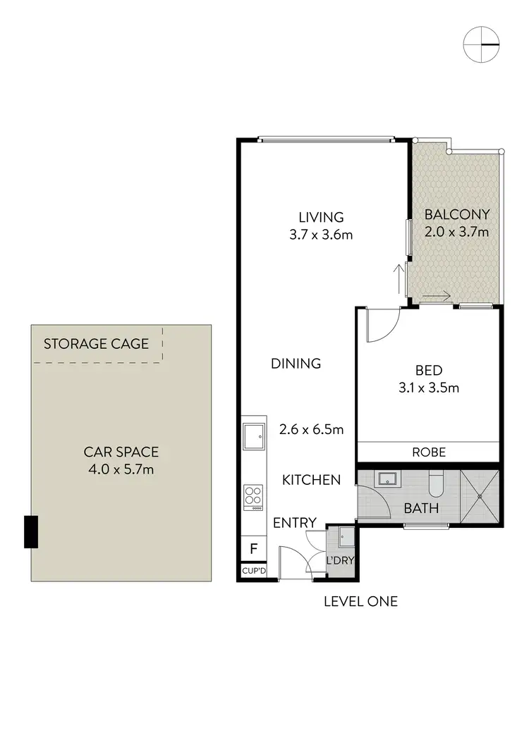 Floorplan of Homely apartment listing, 11/7-15 McGill Street, Lewisham NSW 2049