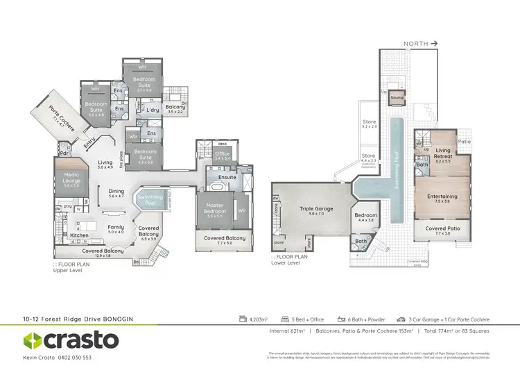 Floorplan of Homely house listing, 10-12 Forest Ridge Drive, Bonogin QLD 4213