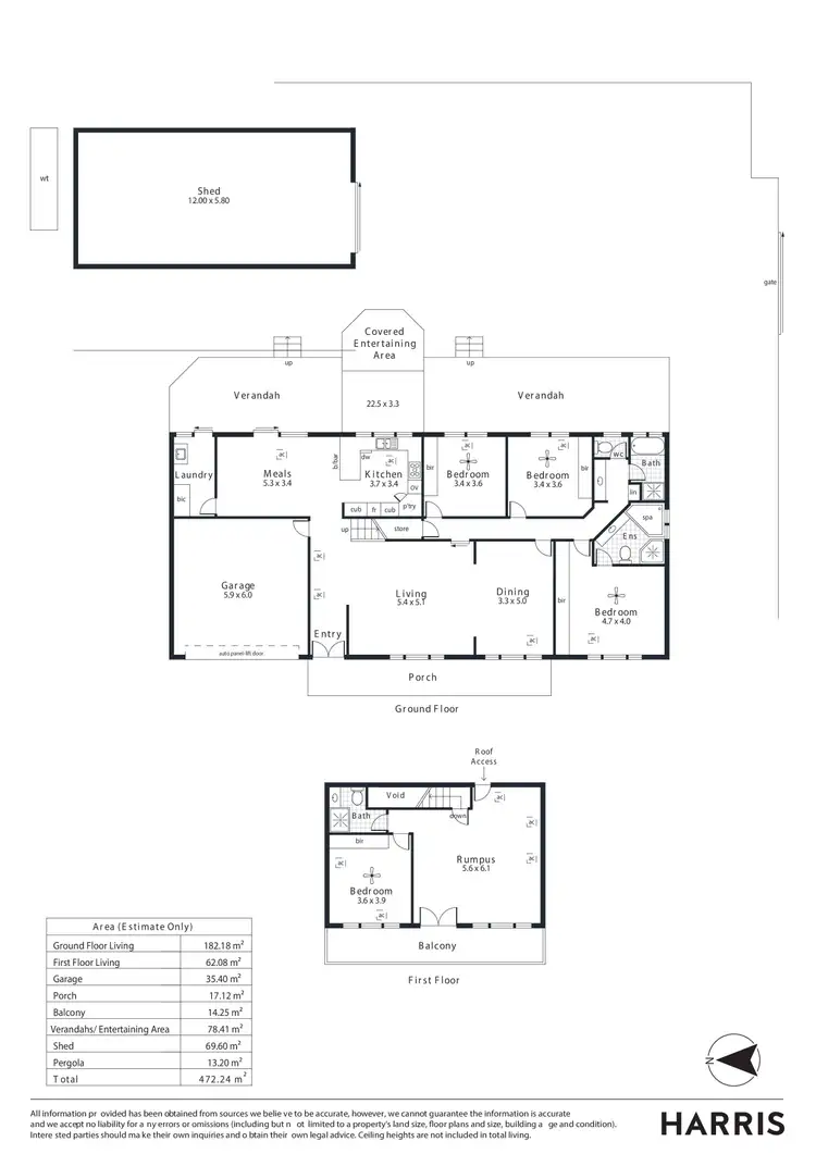 Floorplan of Homely house listing, 14 Spring Park Drive, Littlehampton SA 5250