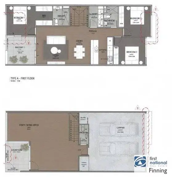 Floorplan of Homely townhouse listing, 10 Push Pea Way, Cranbourne West VIC 3977