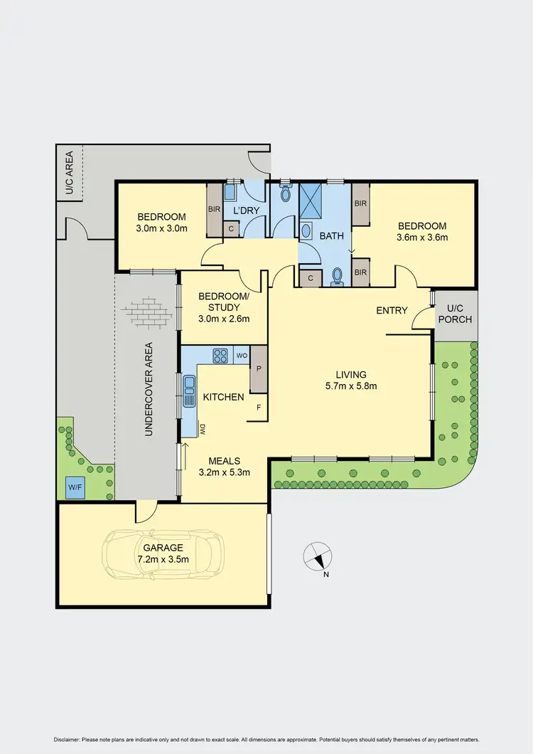 Floorplan of Homely unit listing, 2/66 Station Street, Sunbury VIC 3429