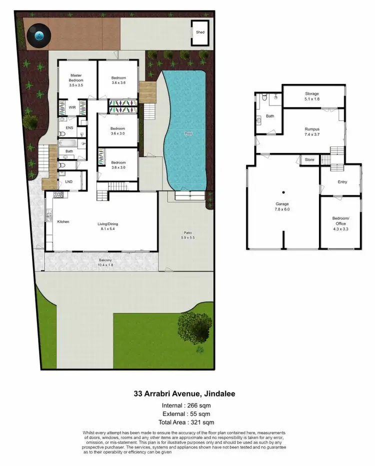 Floorplan of Homely house listing, 33 Arrabri Avenue, Jindalee QLD 4074