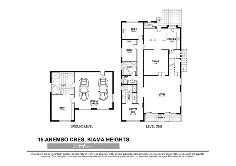 Floorplan of Homely house listing, 15 Anembo Crescent, Kiama Heights NSW 2533