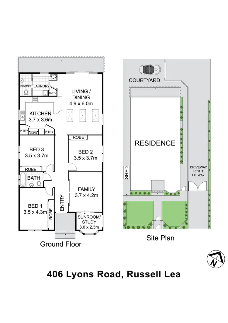 Floorplan of Homely house listing, 406 Lyons Road, Russell Lea NSW 2046