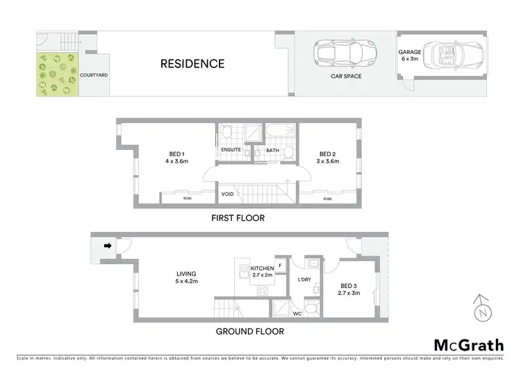 Floorplan of Homely townhouse listing, 5/20 Clare Burton Crescent, Franklin ACT 2913