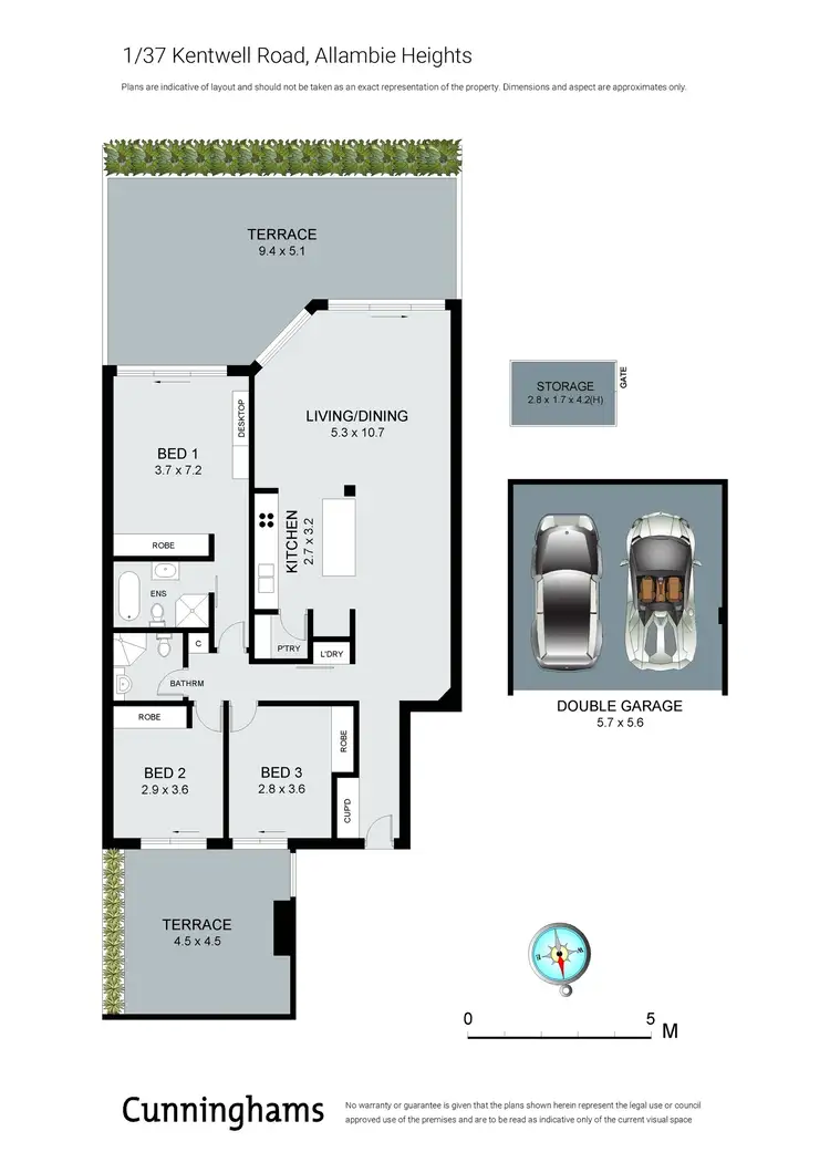 Floorplan of Homely apartment listing, 1/37 Kentwell Road, Allambie Heights NSW 2100