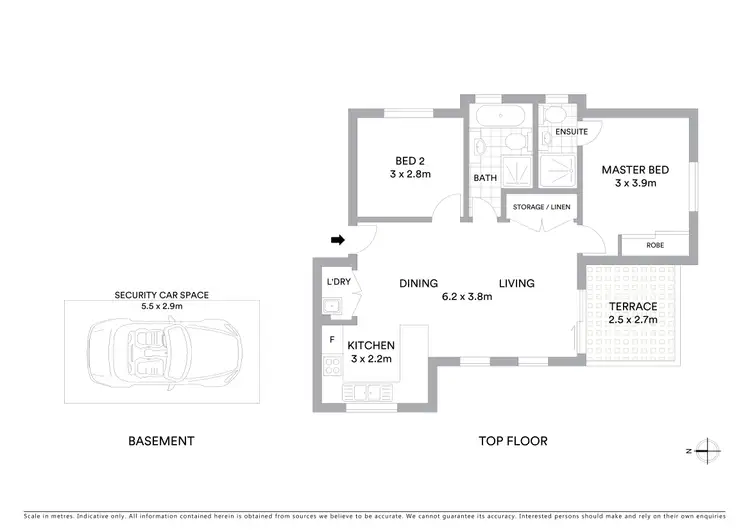 Floorplan of Homely apartment listing, 10/68 Grosvenor Street, Neutral Bay NSW 2089