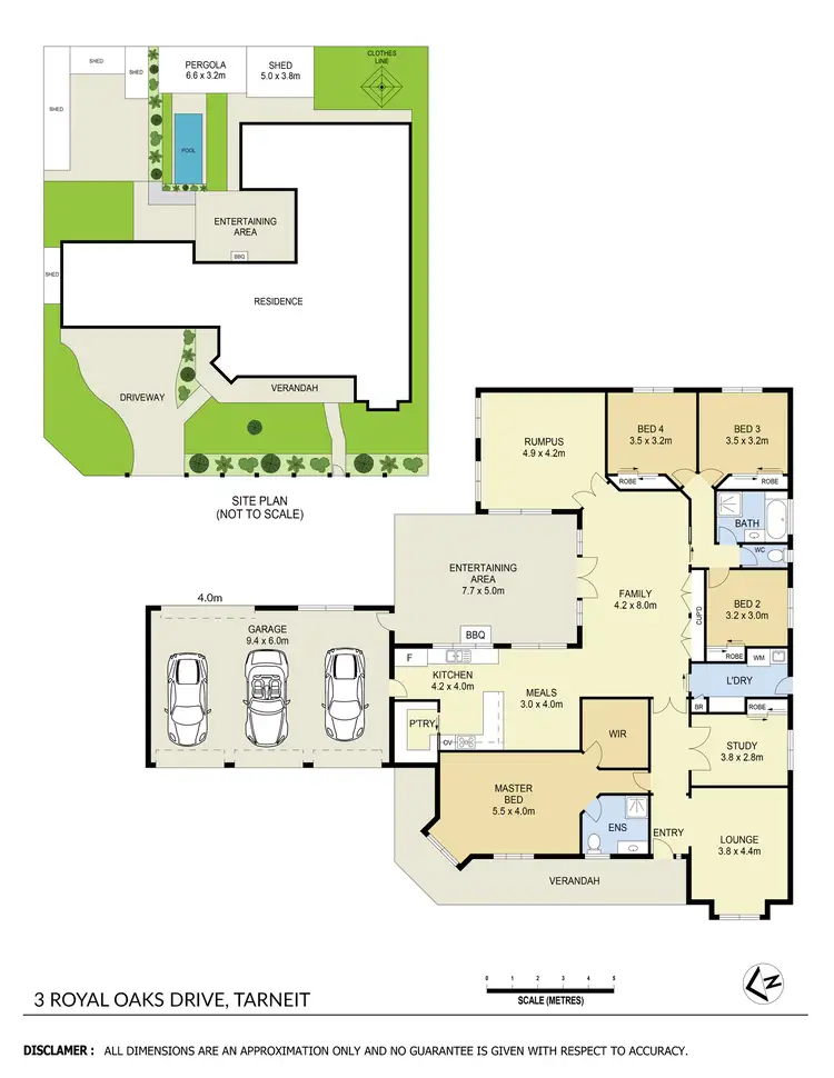 Floorplan of Homely house listing, 3 Royal Oaks Drive, Tarneit VIC 3029