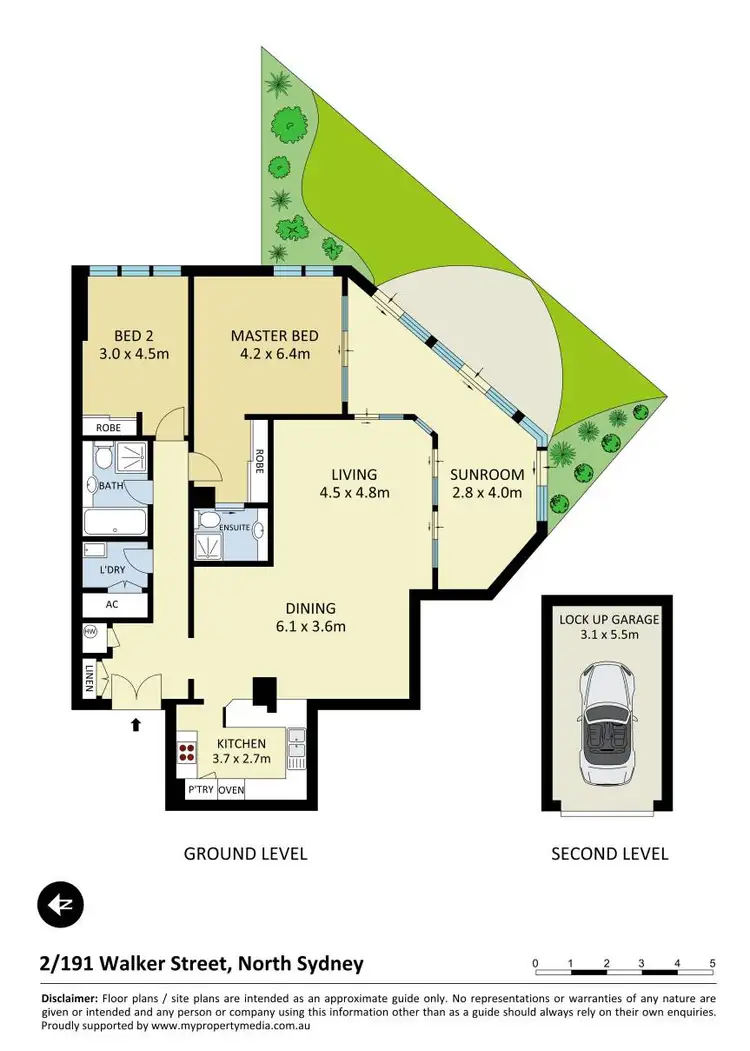 Floorplan of Homely apartment listing, 2/191 Walker Street, North Sydney NSW 2060