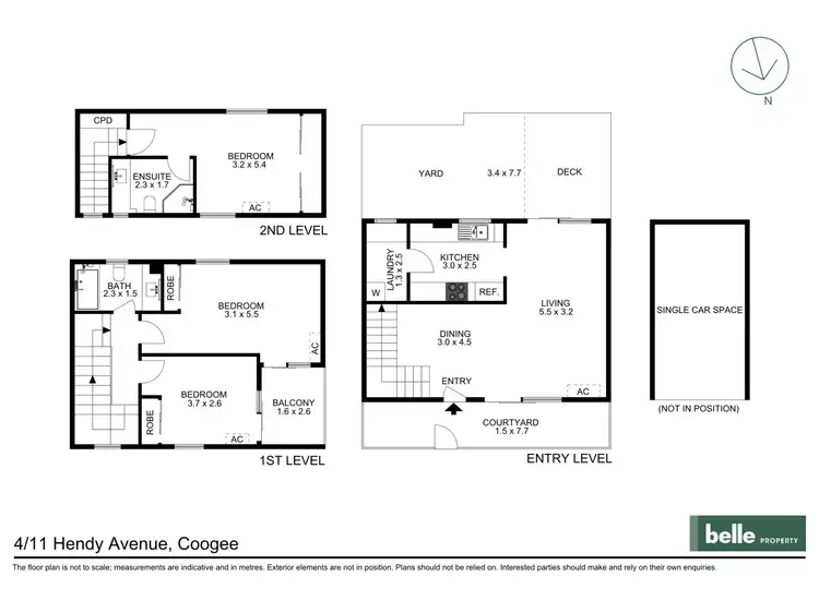 Floorplan of Homely apartment listing, 4/11 Hendy Avenue, Coogee NSW 2034