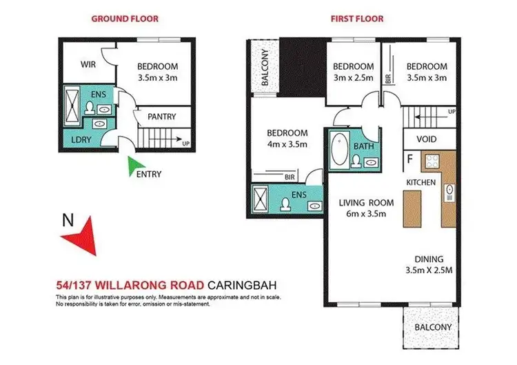 Floorplan of Homely apartment listing, 54/137-143 Willarong Road, Caringbah NSW 2229