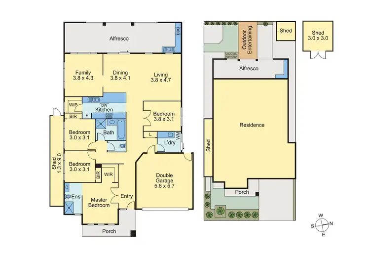 Floorplan of Homely house listing, 8 Donovan Street, Lalor VIC 3075