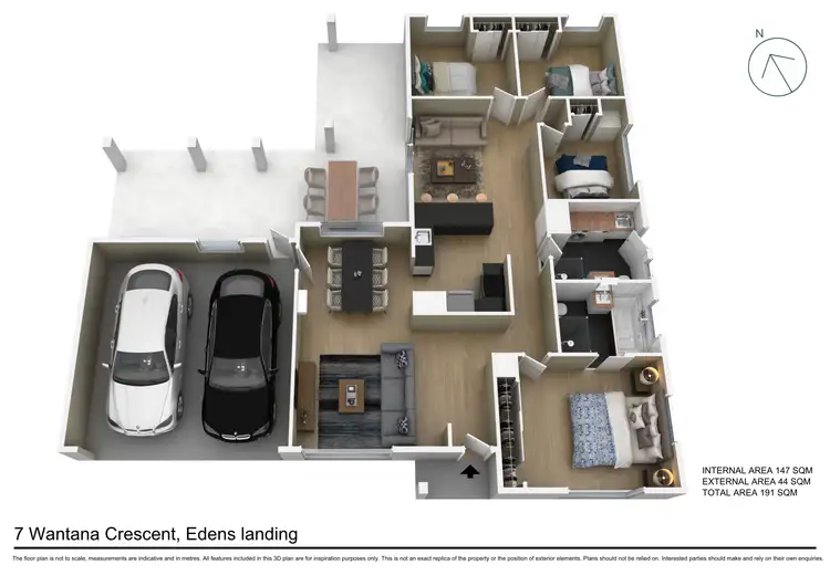 Floorplan of Homely house listing, 7 Wantana Crescent, Edens Landing QLD 4207