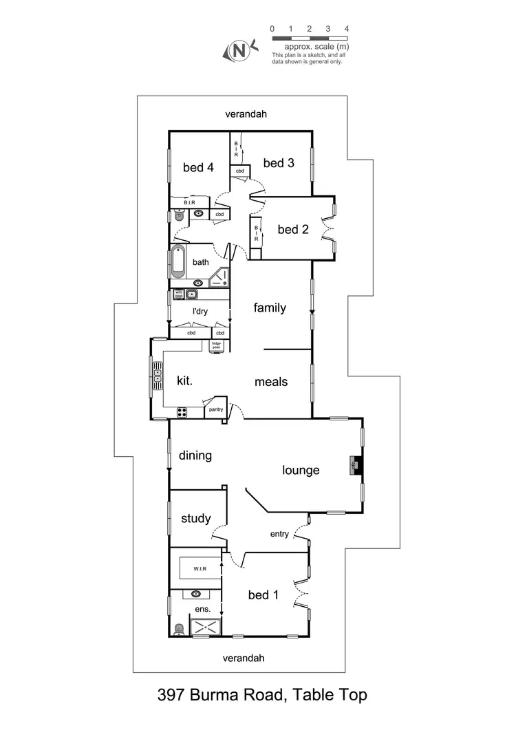 Floorplan of Homely house listing, 397 Burma Road, Table Top NSW 2640