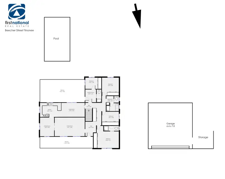 Floorplan of Homely house listing, 51 Beecher Street, Tinonee NSW 2430