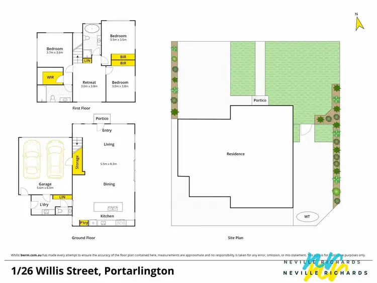 Floorplan of Homely townhouse listing, 1/126 Willis Street, Portarlington VIC 3223