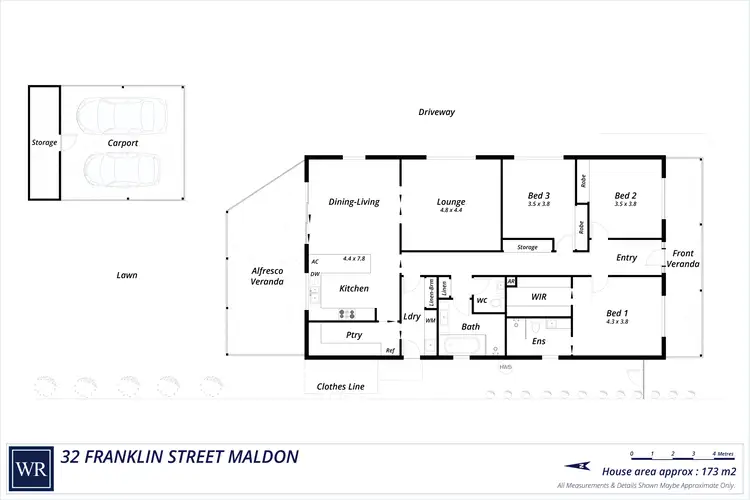 Floorplan of Homely house listing, 32 Franklin Street, Maldon VIC 3463