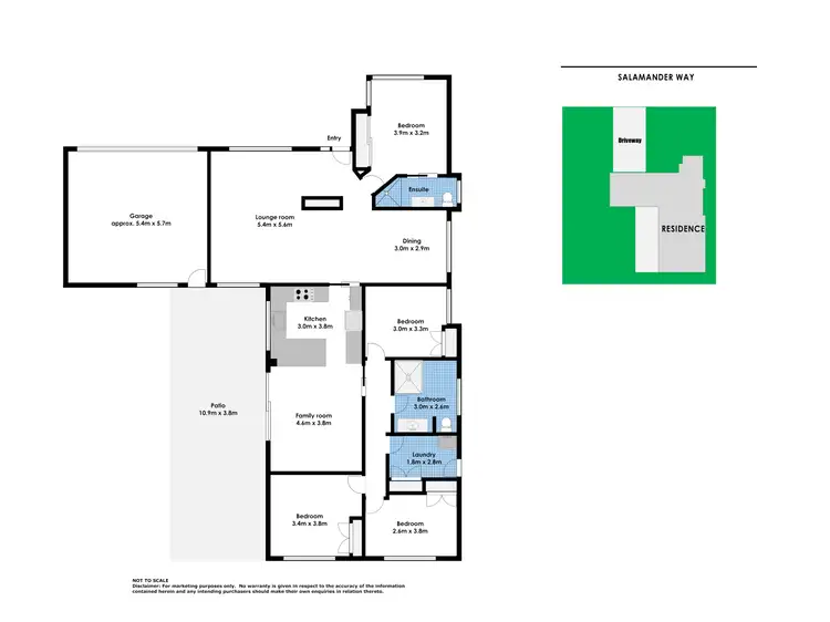 Floorplan of Homely house listing, 101 Salamander Way, Salamander Bay NSW 2317
