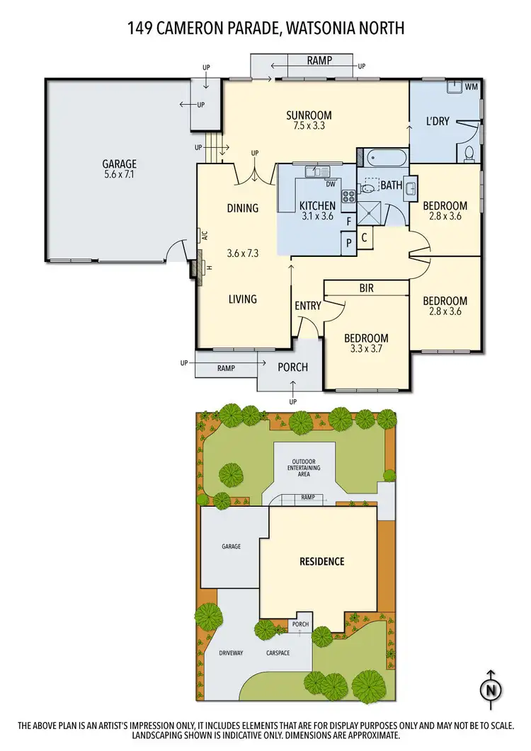 Floorplan of Homely house listing, 149 Cameron Parade, Watsonia North VIC 3087