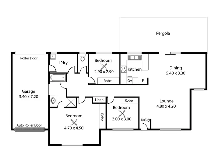 Floorplan of Homely unit listing, 2/50 Victoria Road, Clare SA 5453