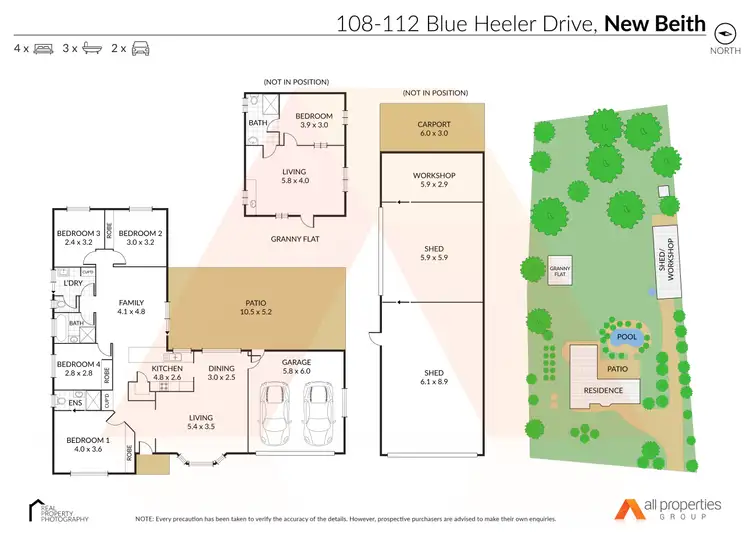 Floorplan of Homely house listing, 108-112 Blue Heeler Drive, New Beith QLD 4124