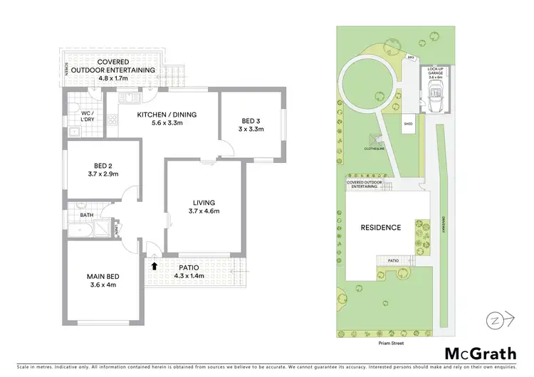 Floorplan of Homely house listing, 8 Priam Street, Chester Hill NSW 2162